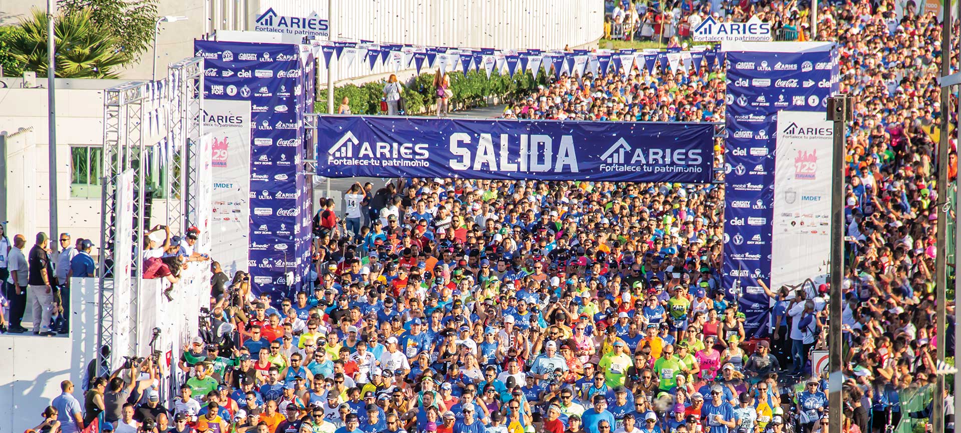 Fotografía del maratón Grupo Aries